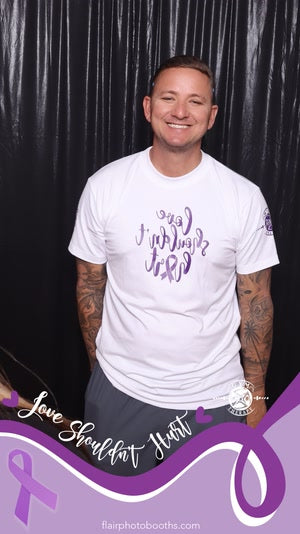 Love Shouldn’t Hurt Unisex Tee (White)