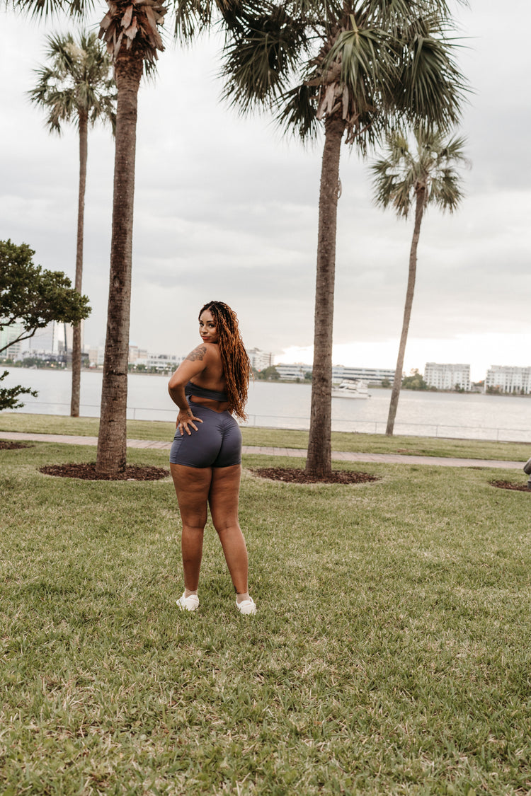 Fall For You Shorts Halter Jumpsuit