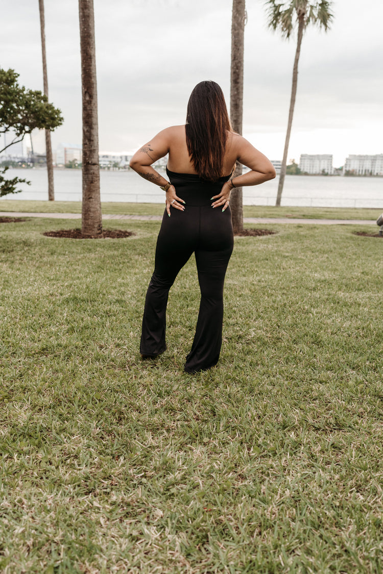 Fall For You Long Halter Jumpsuit