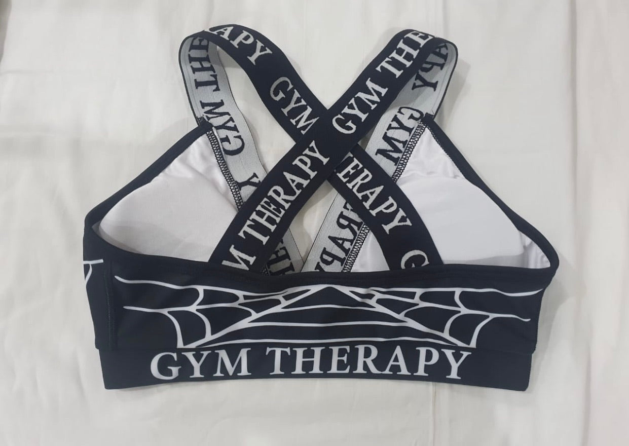 Sporty Spooky Sports-bra (pumpkin) – Gym Therapy, LLC