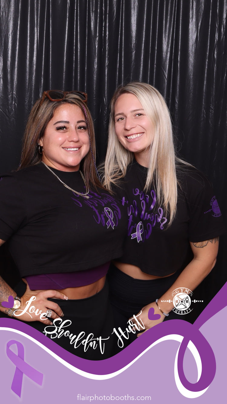 Love Shouldn’t Hurt Crop Tee (Black)