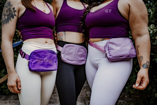 Midnight purple crop top bra